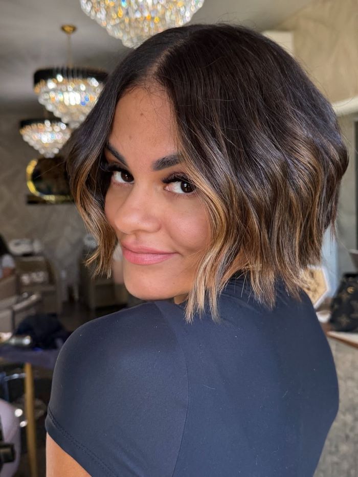 Blunt Cut with Soft Waves