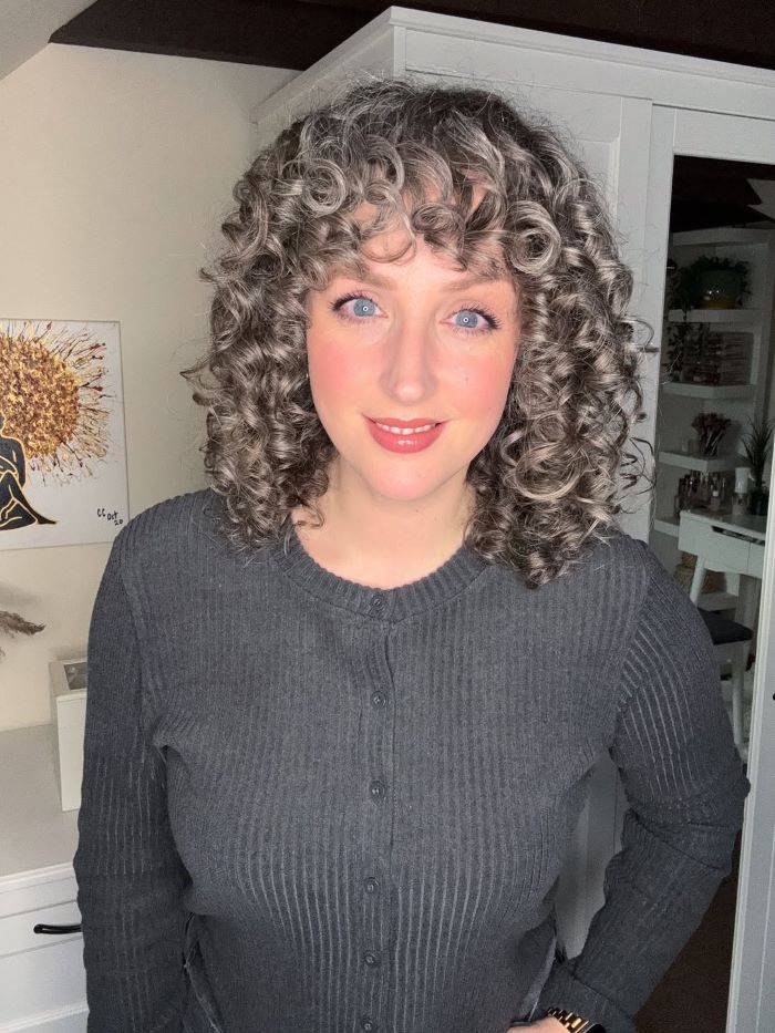 Curly Fringe for Natural Texture Lovers
