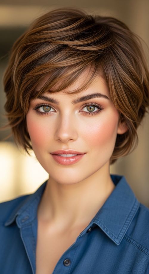 Layered Pixie Cut