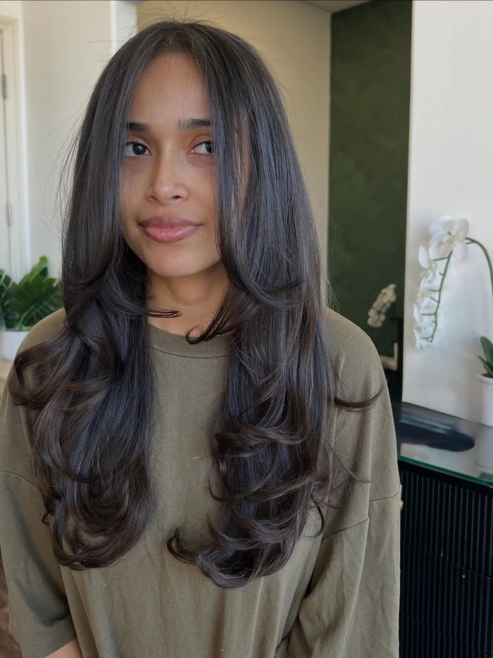 Long Layered Cut with Face-Framing Pieces