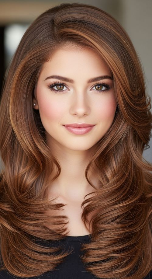 Long Layers with Side Part