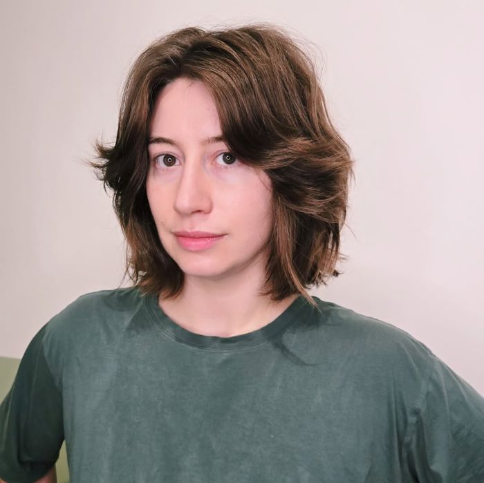 Long Natural Texture Cut