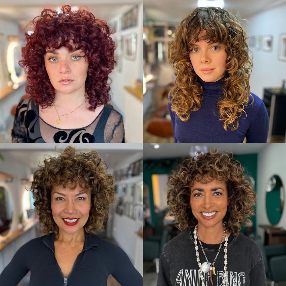 Short Curly Shag with Defined Layers