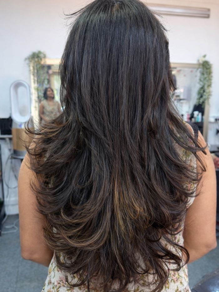 Short Feathered Cut