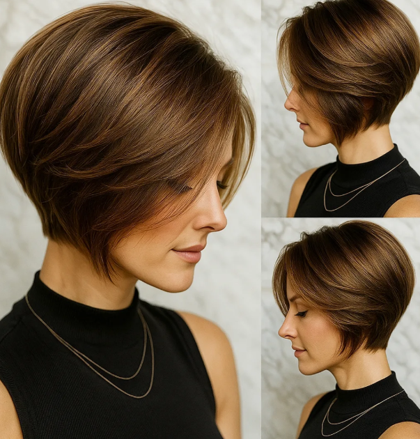 Soft Layered Pixie Bob