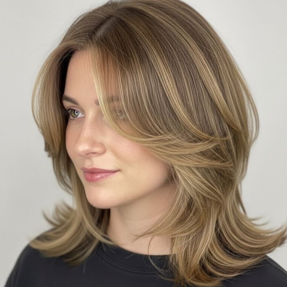 Soft Layered Shoulder Cut