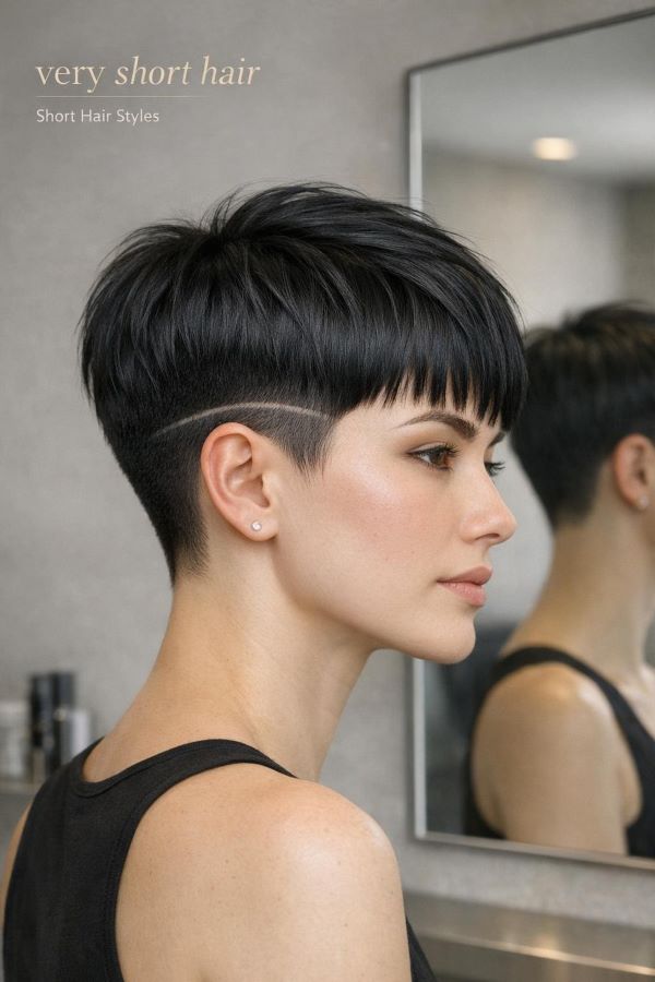 Tapered Short Cut