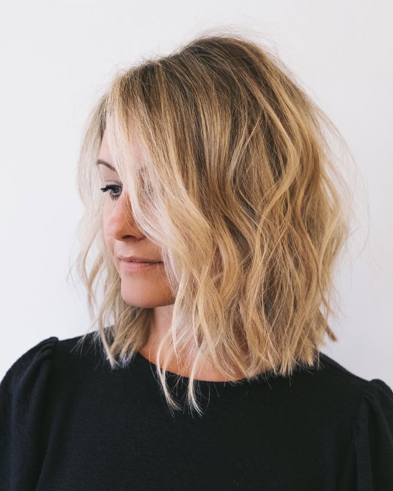 Textured Lob (Long Bob)