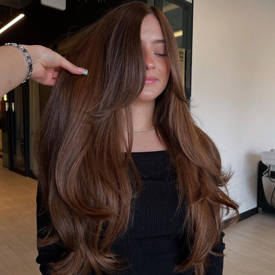 U-Shaped Long Haircut