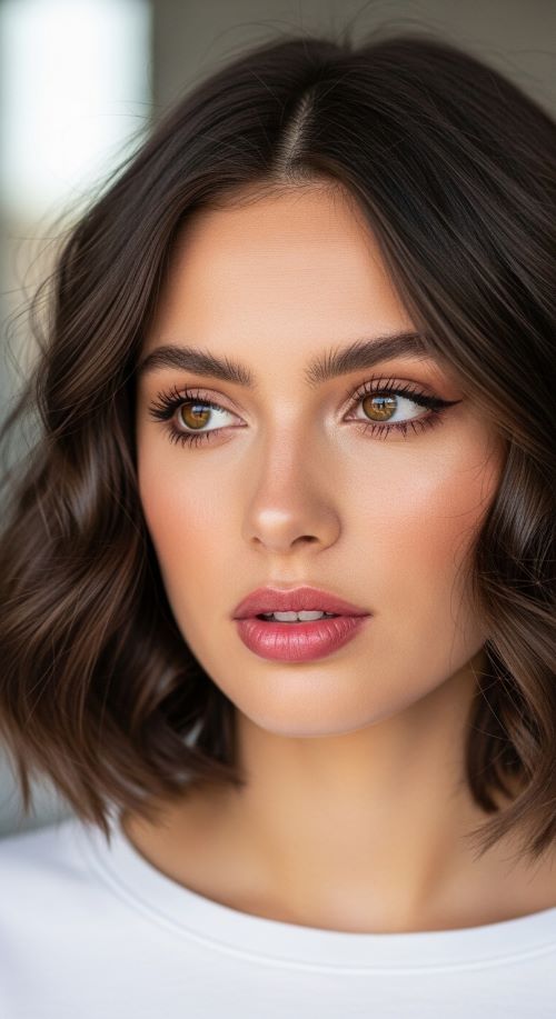 Wavy Bob Cut