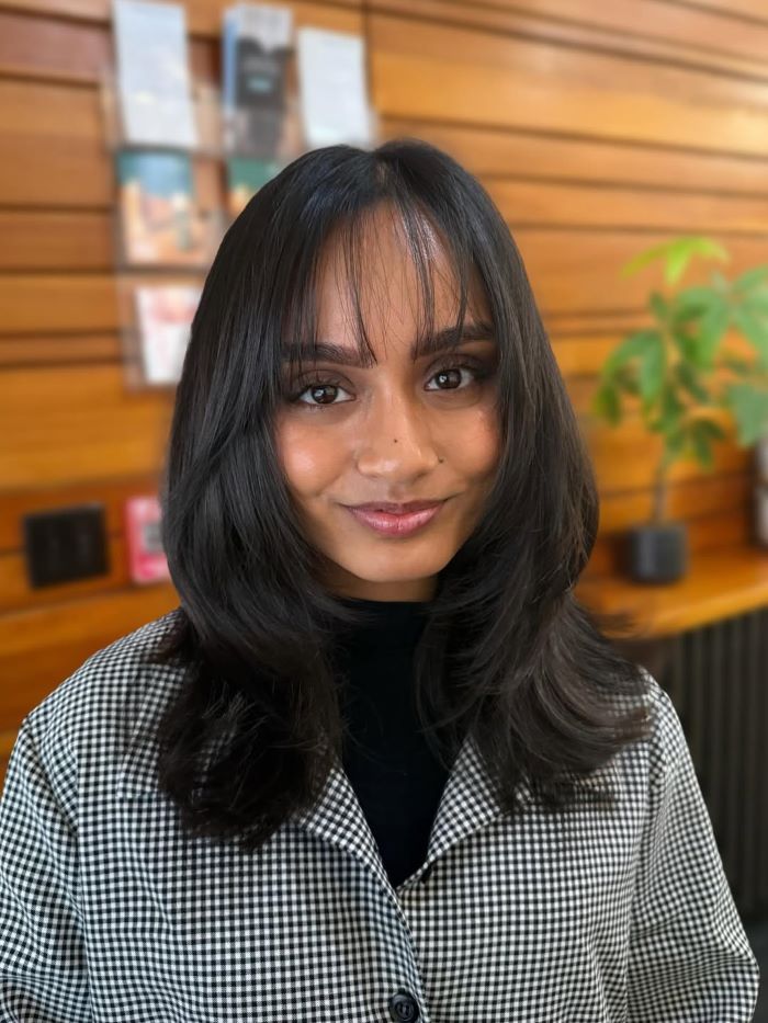 Wispy Bangs for a Light, Airy Look