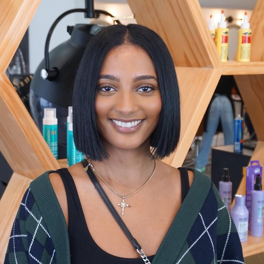 Blunt Cut Straight Bob