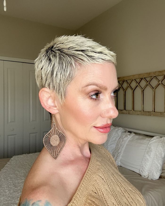 Textured Pixie Crop