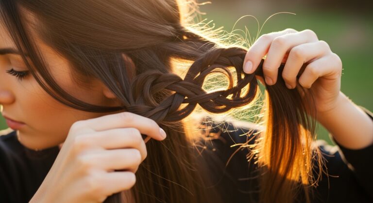 How to Do an Infinity Braid for a Stunning New Look