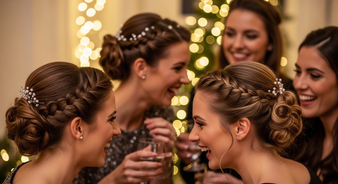 29 Festive Hairstyles That Shine at Every Party