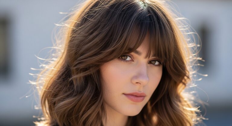 17 Curtain Bangs for Thick Wavy Hair That Look Soft and Trendy
