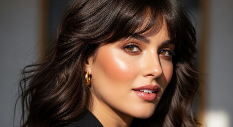 19 Bangs for Thick Wavy Hair That Frame Your Face Perfectly