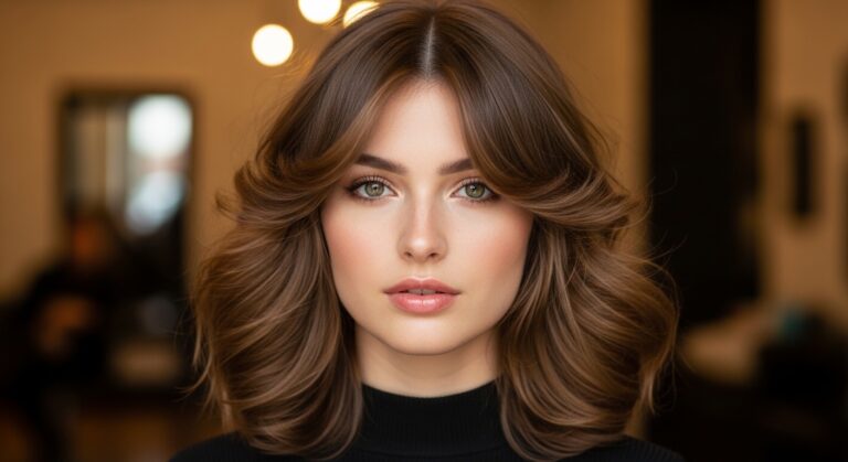 19 Butterfly Haircuts for Thick Wavy Hair That Create Soft Volume